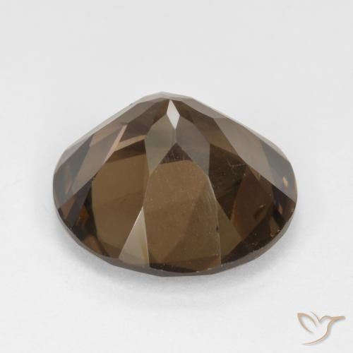 Quartz fumé Brun caryer naturelle Tour, 4.94 ct, VVS-VS