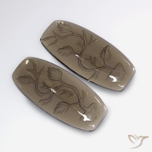Shop natural 31.90ct Moka léger Quartz fumé gems, Fantaisie, from Brésil at GemSelect. In stock, global shipping!