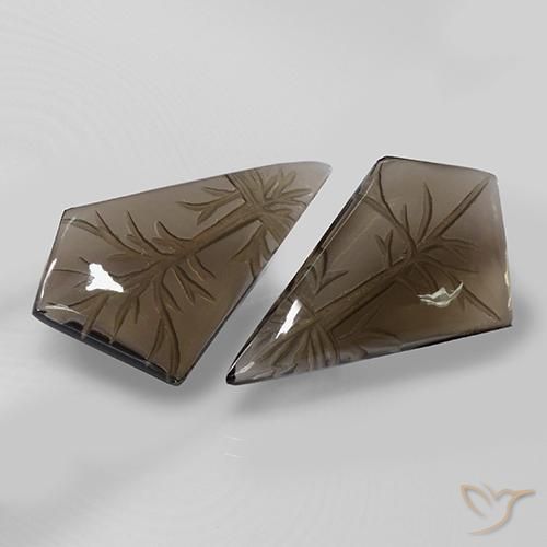 Shop natural 22.41ct Marron clair Quartz fumé gems, Fantaisie, from Brésil at GemSelect. In stock, global shipping!