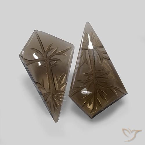 Shop natural 22.41ct Marron clair Quartz fumé gems, Fantaisie, from Brésil at GemSelect. In stock, global shipping!