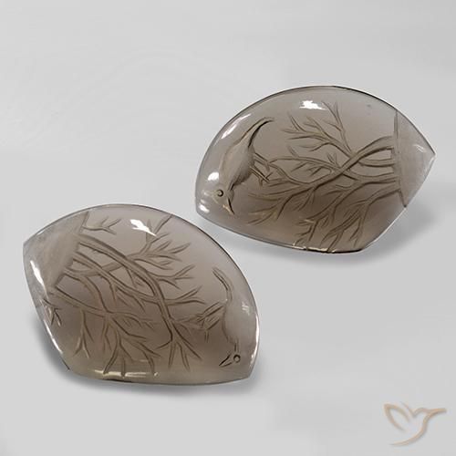 Shop natural 75.91ct Bois brun léger Quartz fumé gems, Fantaisie, from Brésil at GemSelect. In stock, global shipping!