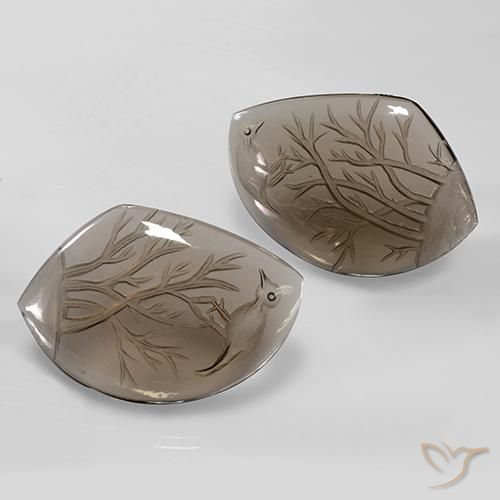 Shop natural 75.91ct Bois brun léger Quartz fumé gems, Fantaisie, from Brésil at GemSelect. In stock, global shipping!