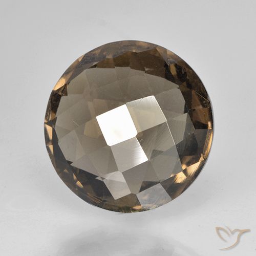 8.38ct Naturel Brun moyen-foncé Quartz fumé, Tour, VVS-VS