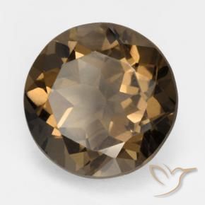 Quartz fumé Marron chaud naturelle Tour, 5.33 ct, VVS