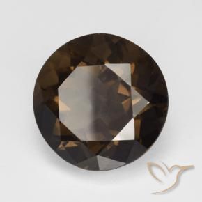 Quartz fumé Brun naturelle Tour, 5.80 ct, VVS