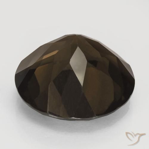 Quartz fumé Marron foncé naturelle Tour, 17.43 ct, VVS