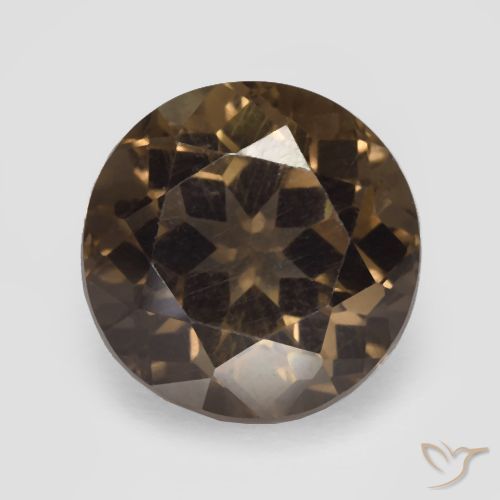 6.60ct Naturel Marron chaud Quartz fumé, Tour, VVS-VS