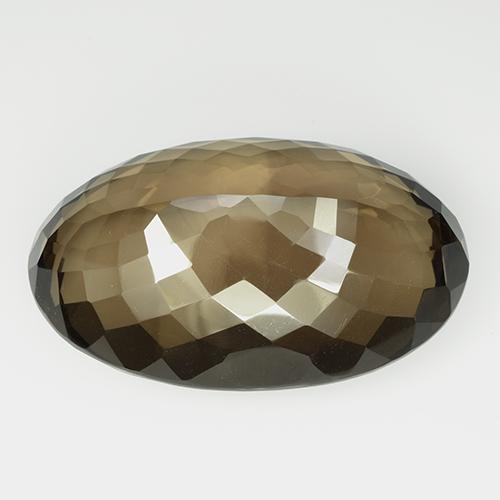 Quartz fumé Marron noyer naturelle Coupe ovale, 106.13 ct, IF