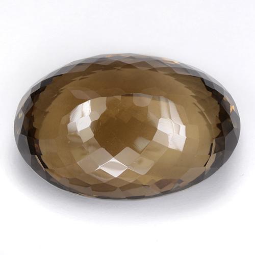 Quartz fumé Brun naturelle Coupe ovale, 94.99 ct, IF