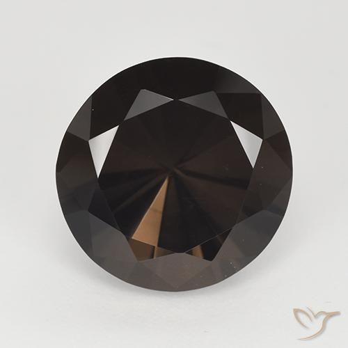 7.10ct Naturel Brun chocolat profond Quartz fumé, Tour, VVS