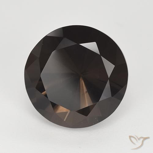 Quartz fumé Brun chocolat profond naturelle Tour, 7.10 ct, VVS