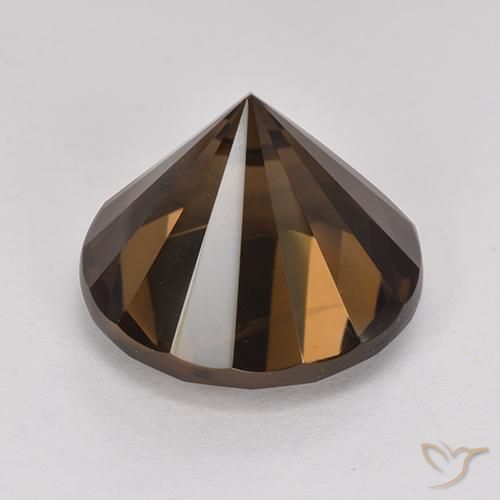 Quartz fumé Brun moyen-foncé naturelle Tour, 6.67 ct, VVS