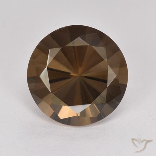 4.89ct Naturel Brun moyen Quartz fumé, Tour, VVS