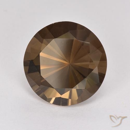 Quartz fumé Brun moyen naturelle Tour, 4.89 ct, VVS