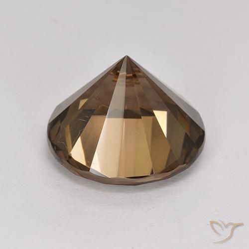 Quartz fumé Brun moyen naturelle Tour, 4.89 ct, VVS