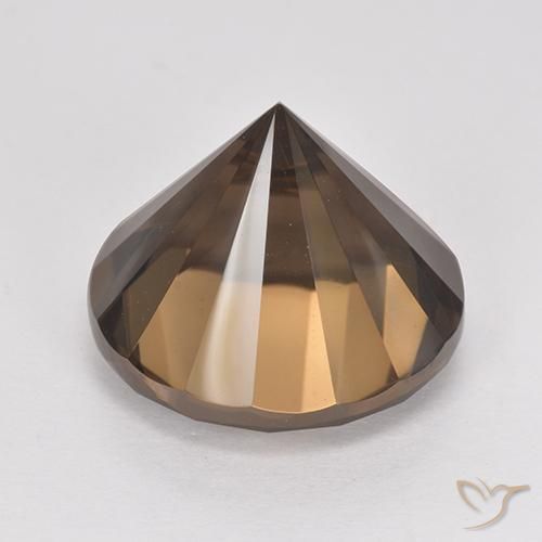 Quartz fumé Brun caryer naturelle Tour, 8.35 ct, VVS