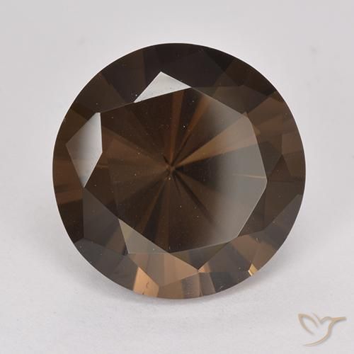 Quartz fumé Brun caryer naturelle Tour, 6.74 ct, VVS