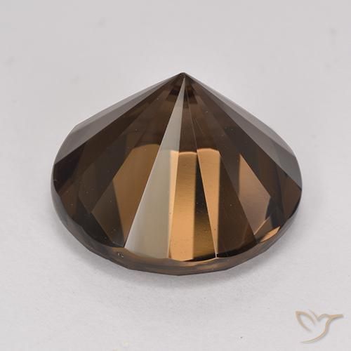 Quartz fumé Brun caryer naturelle Tour, 6.74 ct, VVS