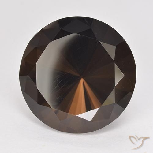 15.17ct Naturel Brun caryer Quartz fumé, Tour, VVS-VS