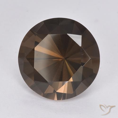 Quartz fumé Marron foncé naturelle Tour, 6.60 ct, VVS-VS