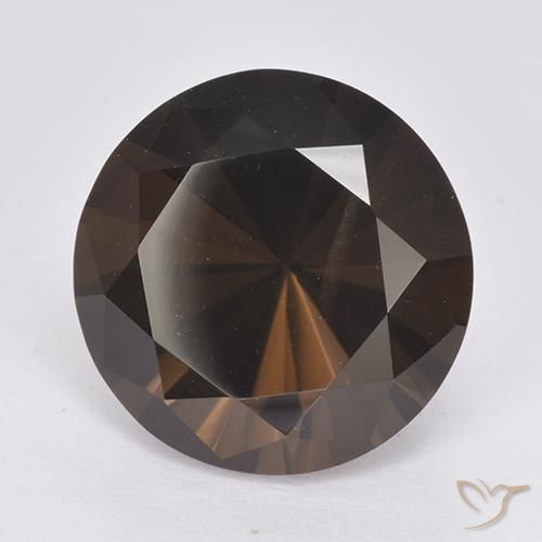 Quartz fumé Marron foncé naturelle Tour, 10.91 ct, VS