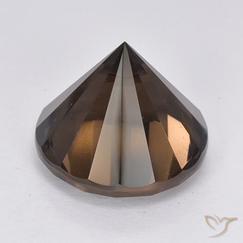 Quartz fumé Marron foncé naturelle Tour, 10.91 ct, VS