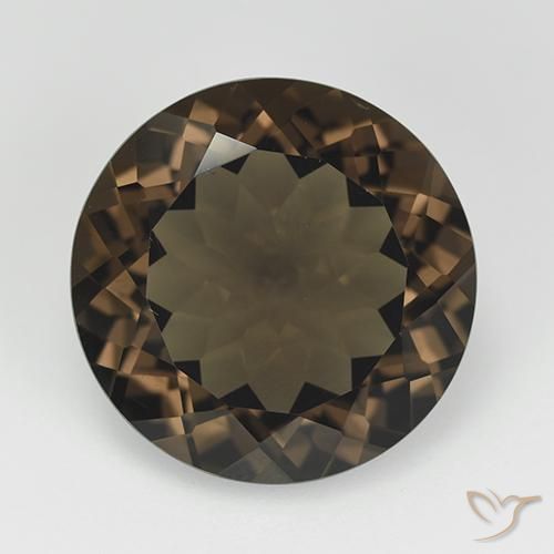 11.40ct Naturel Brun moyen Quartz fumé, Tour, VVS
