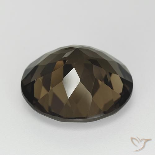 Quartz fumé Brun moyen naturelle Tour, 11.40 ct, VVS