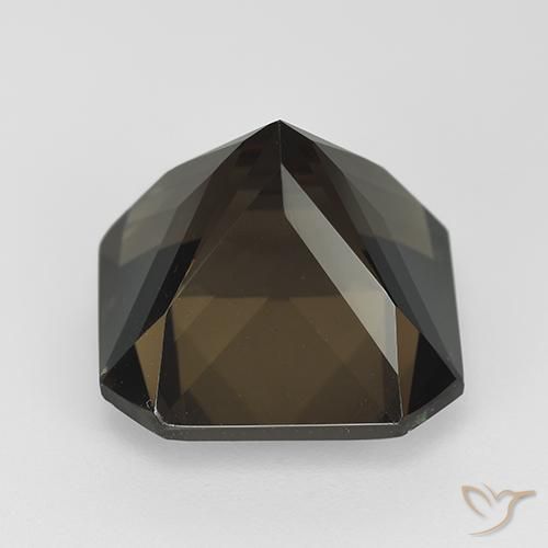 Quartz fumé Brun chocolat naturelle Octogone / coupe Émeraude, 11.02 ct, VVS