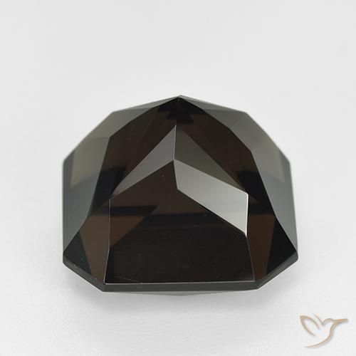 Quartz fumé Brun moyen naturelle Octogone / coupe Émeraude, 15.03 ct, VVS