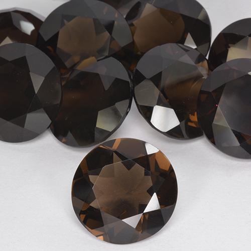 Quartz fumé Brun rougeâtre naturelle Tour, 9.23 ct, VVS-VS