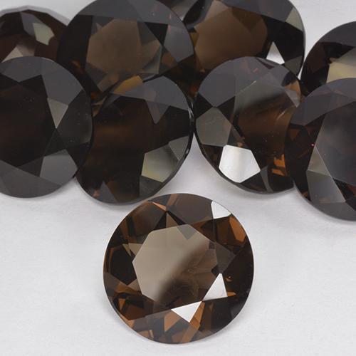 Quartz fumé Brun rougeâtre naturelle Tour, 9.23 ct, VVS-VS