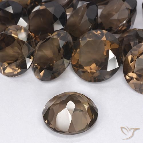 Quartz fumé Marron chaud naturelle Tour, 10.19 ct, VVS-VS