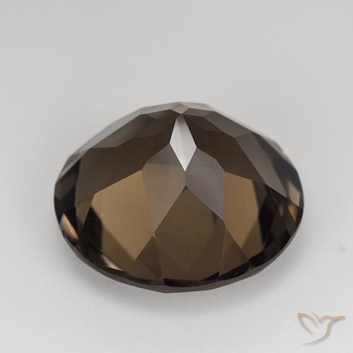 Quartz fumé Brun moyen-foncé naturelle Tour, 13.03 ct, VVS-VS