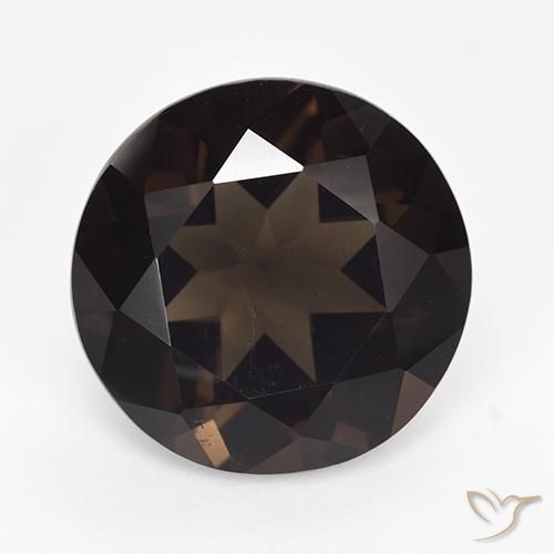 13.52ct Naturel Brun moyen Quartz fumé, Tour, VVS-VS