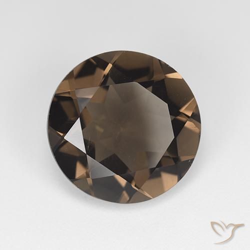 Quartz fumé Brun moyen naturelle Tour, 7.63 ct, VVS-VS