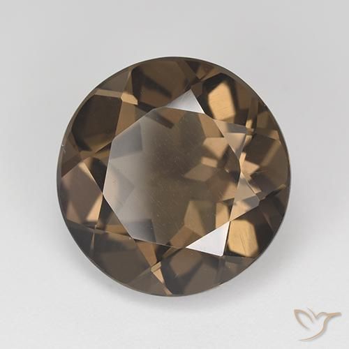Quartz fumé Brun moyen-foncé naturelle Tour, 8.91 ct, VVS-VS