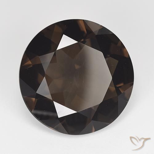 Quartz fumé Brun chocolat naturelle Tour, 11.69 ct, VVS-VS