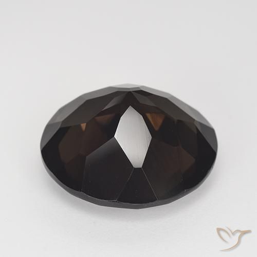 Quartz fumé Marron foncé naturelle Tour, 11.15 ct, VVS-VS