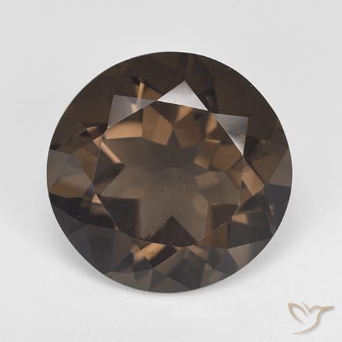 Quartz fumé Brun moyen naturelle Tour, 11.72 ct, VVS-VS