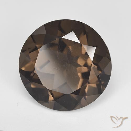 Quartz fumé Brun moyen naturelle Tour, 11.72 ct, VVS-VS