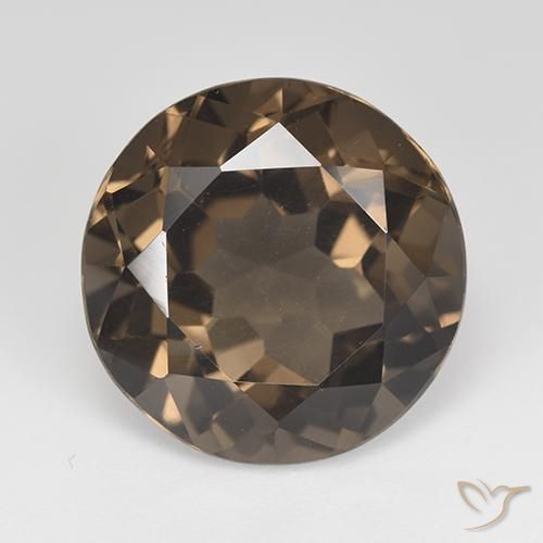 14.30ct Naturel Brun chocolat Quartz fumé, Tour, VVS-VS