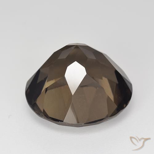Quartz fumé Brun chocolat naturelle Tour, 14.30 ct, VVS-VS