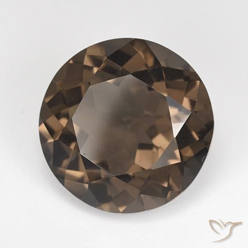 Quartz fumé Brun chocolat naturelle Tour, 12.70 ct, VVS-VS