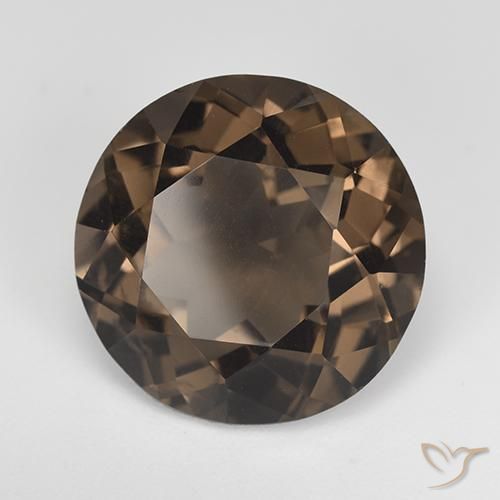 Quartz fumé Marron chaud naturelle Tour, 12.54 ct, VS