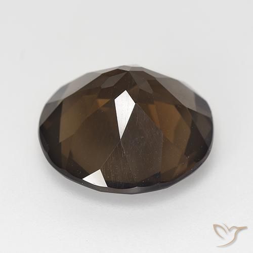 Quartz fumé Marron foncé naturelle Tour, 6.62 ct, VVS-VS