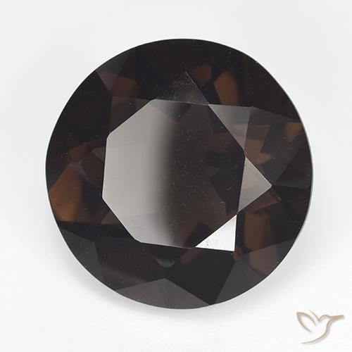 Quartz fumé Brun chocolat naturelle Tour, 13.90 ct, VVS-VS