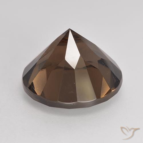 Quartz fumé Brun caryer naturelle Tour, 7.04 ct, VVS-VS