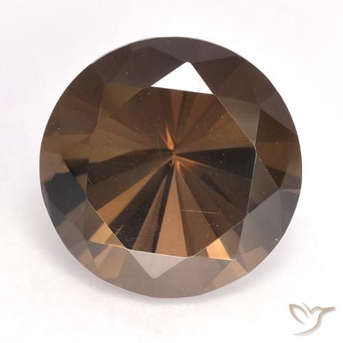 9.01ct Naturel Brun moyen Quartz fumé, Tour, VVS