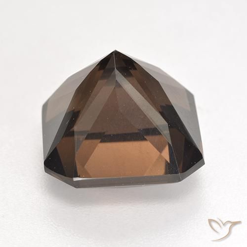Quartz fumé Brun moyen naturelle Octogone / coupe Émeraude, 7.48 ct, VVS-VS